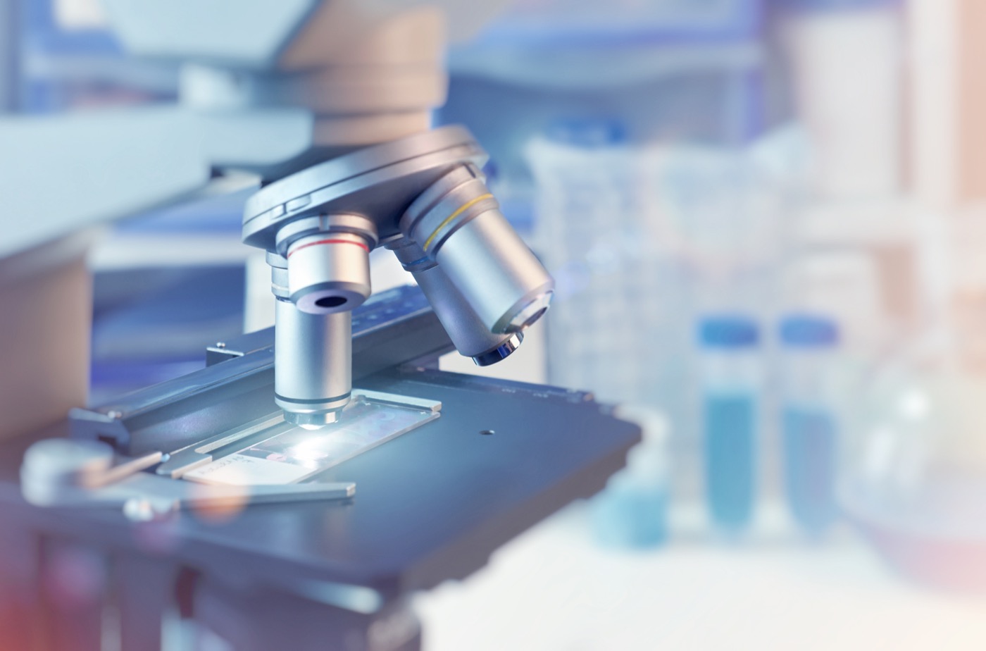 A microscope used for sample analysis